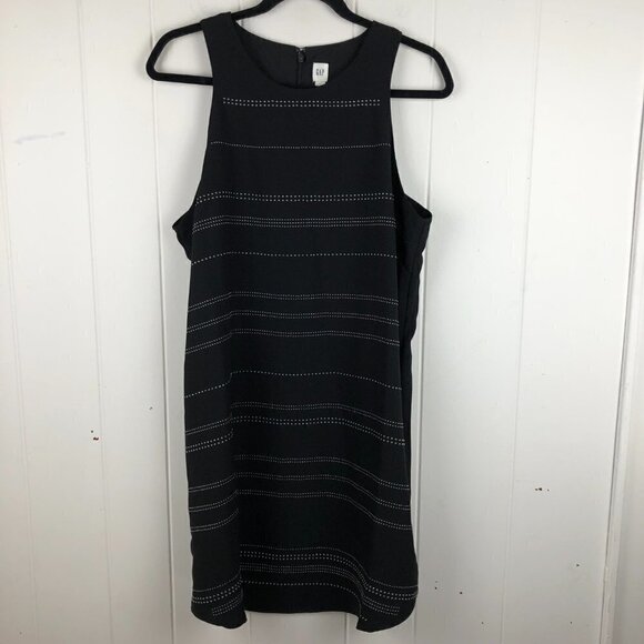 Gap Womens Dress With Silver Rhinestone Detail and Pockets Large - Picture 1 of 10